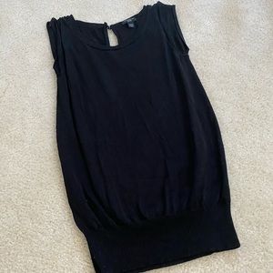 Ann Taylor Black Sheer Top in XXSP